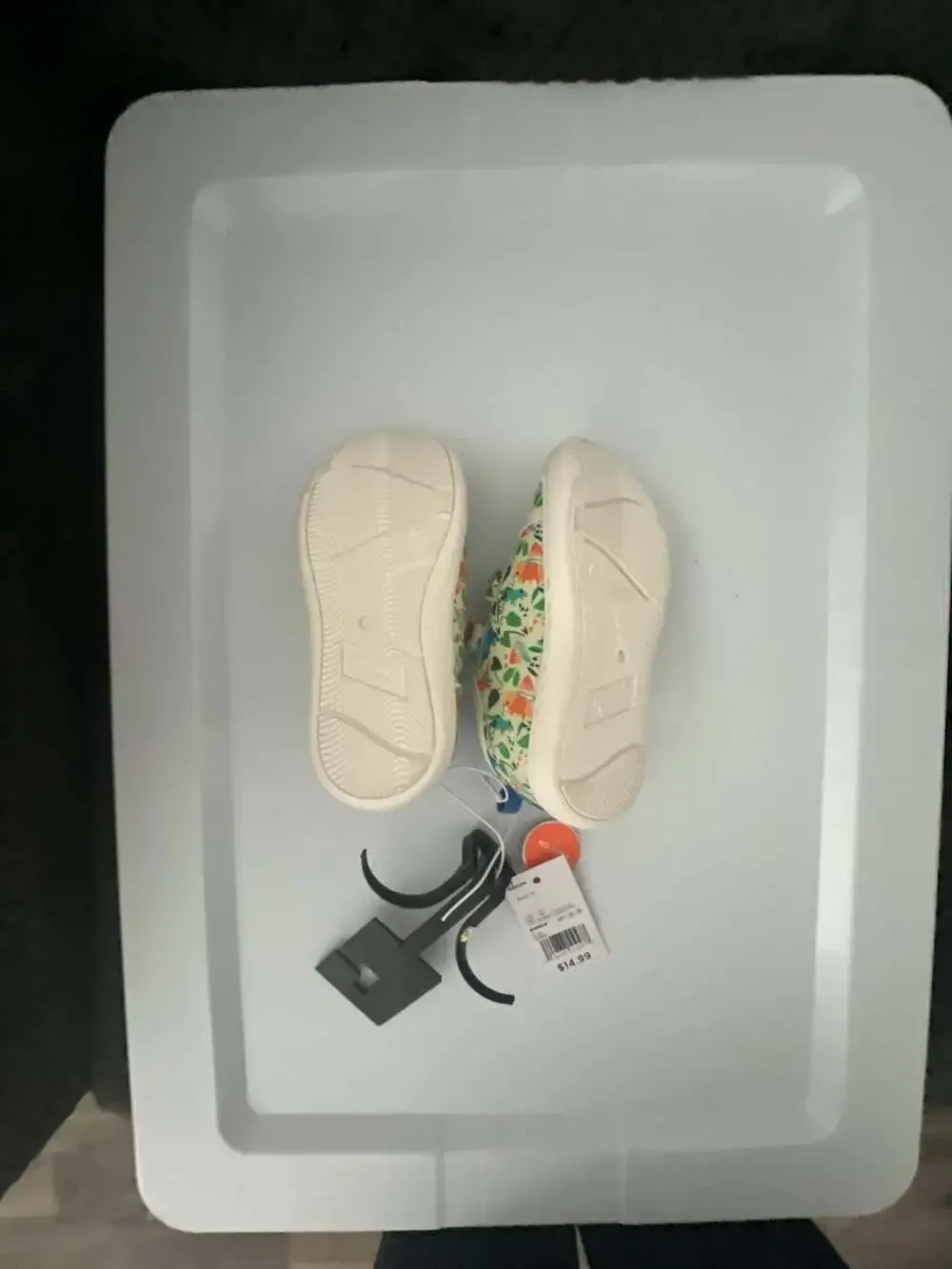 Jumping Beans Toddler Boys Dinosaur Print Bump Toe Sneakers